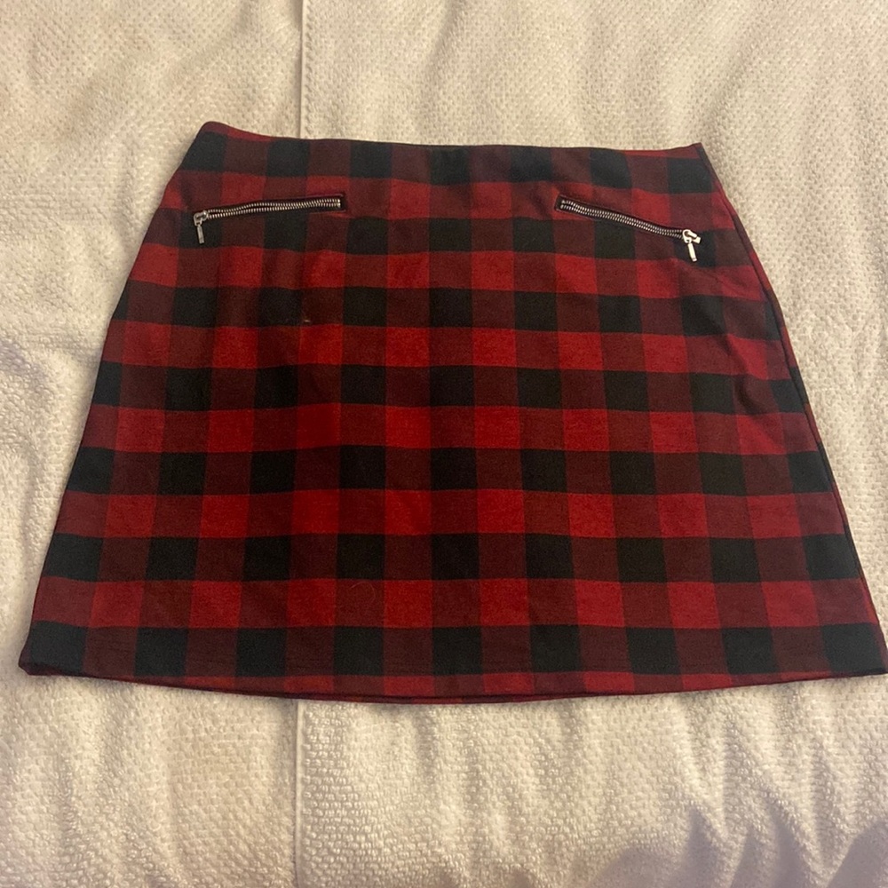 Maurice’s Plaid Skirt
